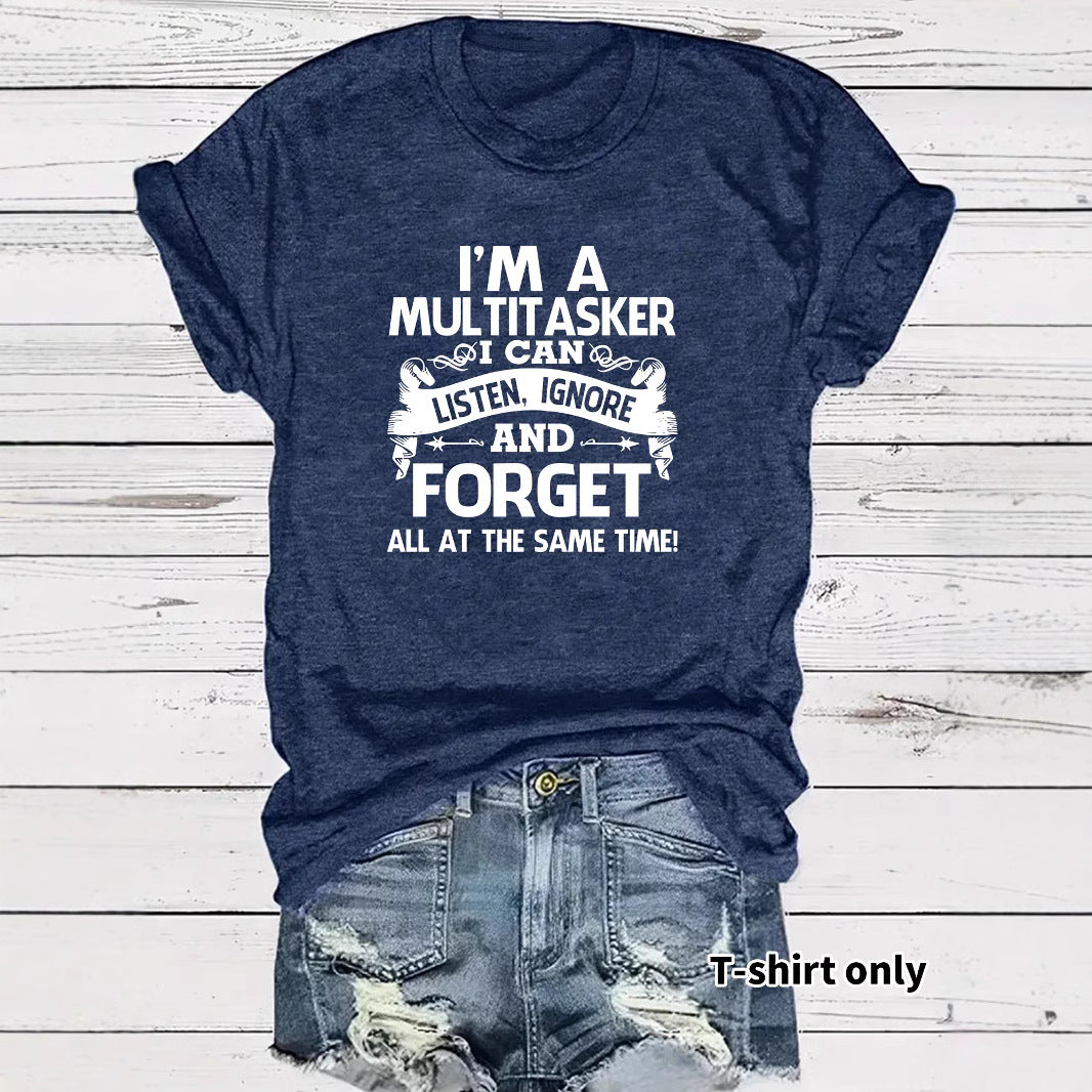 I'MA LIS MUL FOR ALL Roundneck Short Sleeve