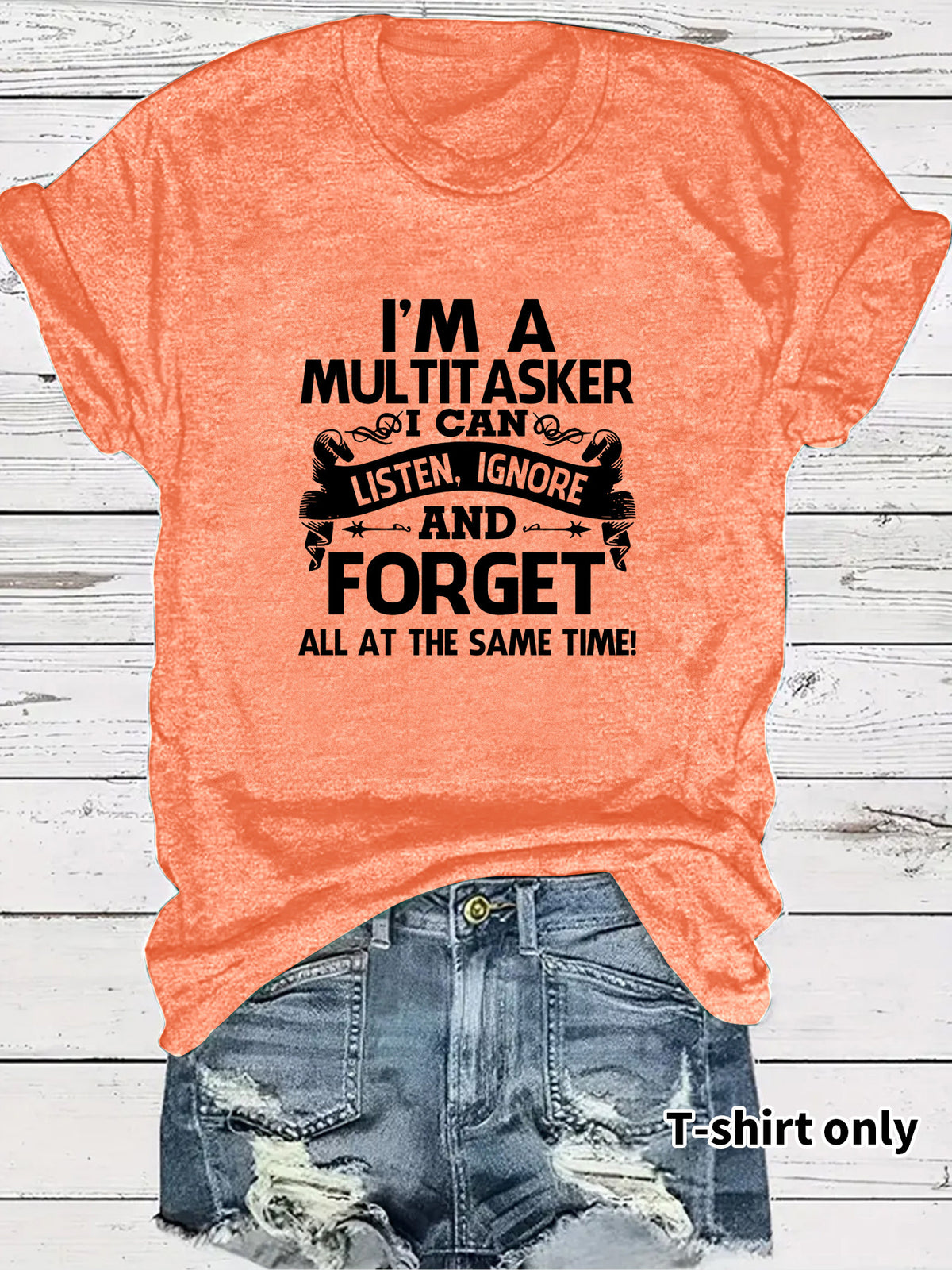 I'MA LIS MUL FOR ALL Roundneck Short Sleeve