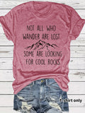 Not all WHO WANDER ARE LOST Short Sleeves