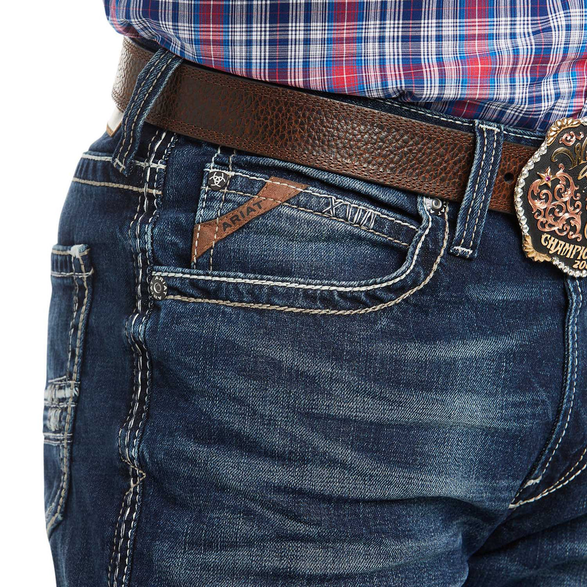 Ariat Men's M4 Low Rise Stretch Adkins Boot Cut Jean