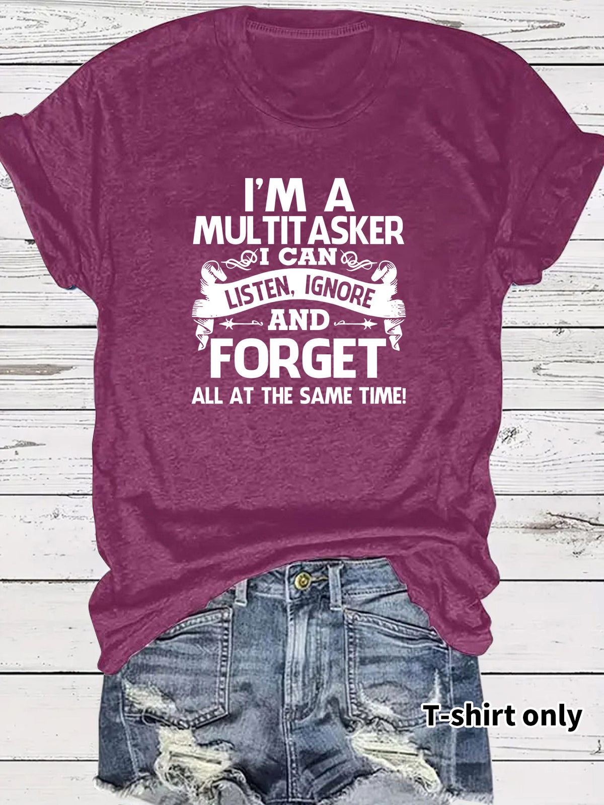 I'MA LIS MUL FOR ALL Roundneck Short Sleeve