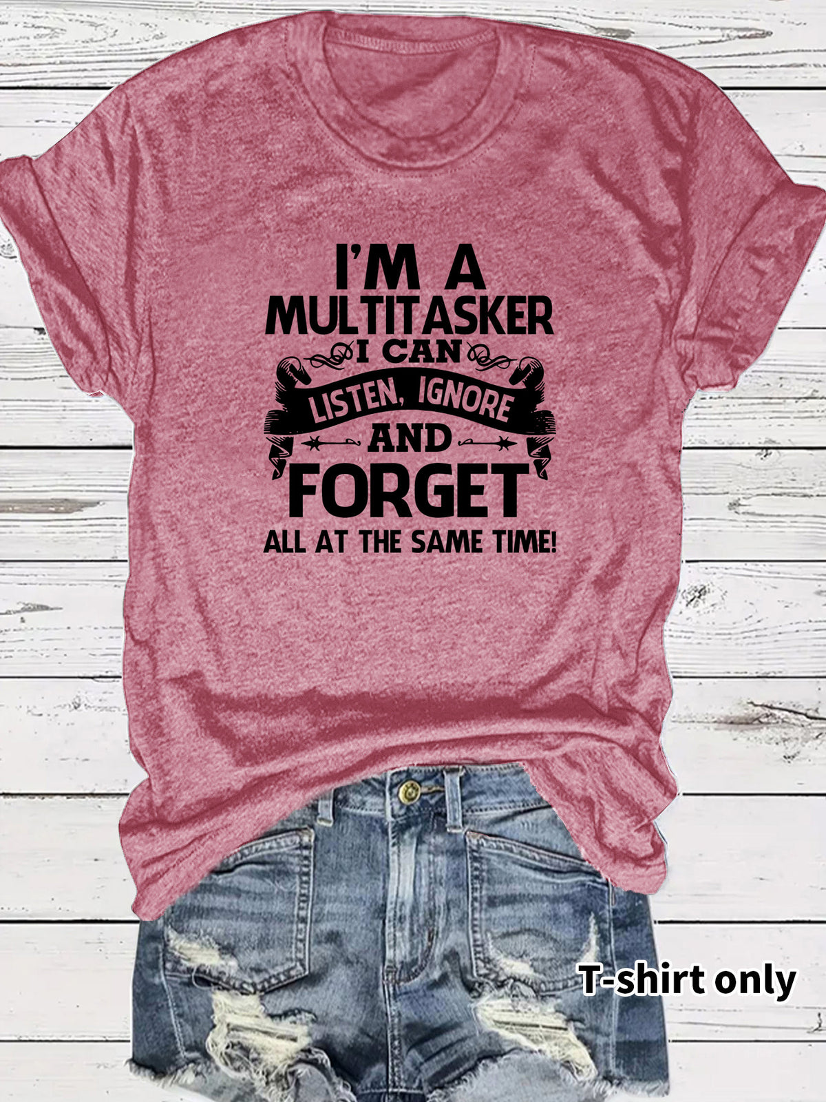 I'MA LIS MUL FOR ALL Roundneck Short Sleeve