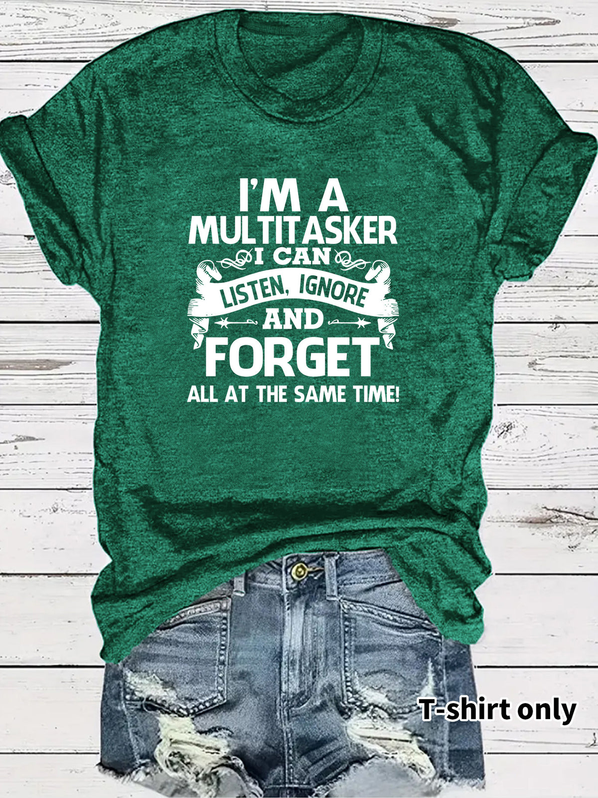 I'MA LIS MUL FOR ALL Roundneck Short Sleeve