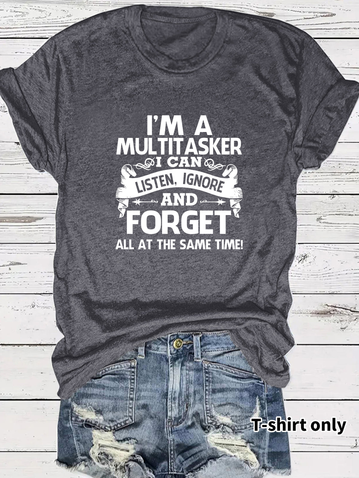 I'MA LIS MUL FOR ALL Roundneck Short Sleeve