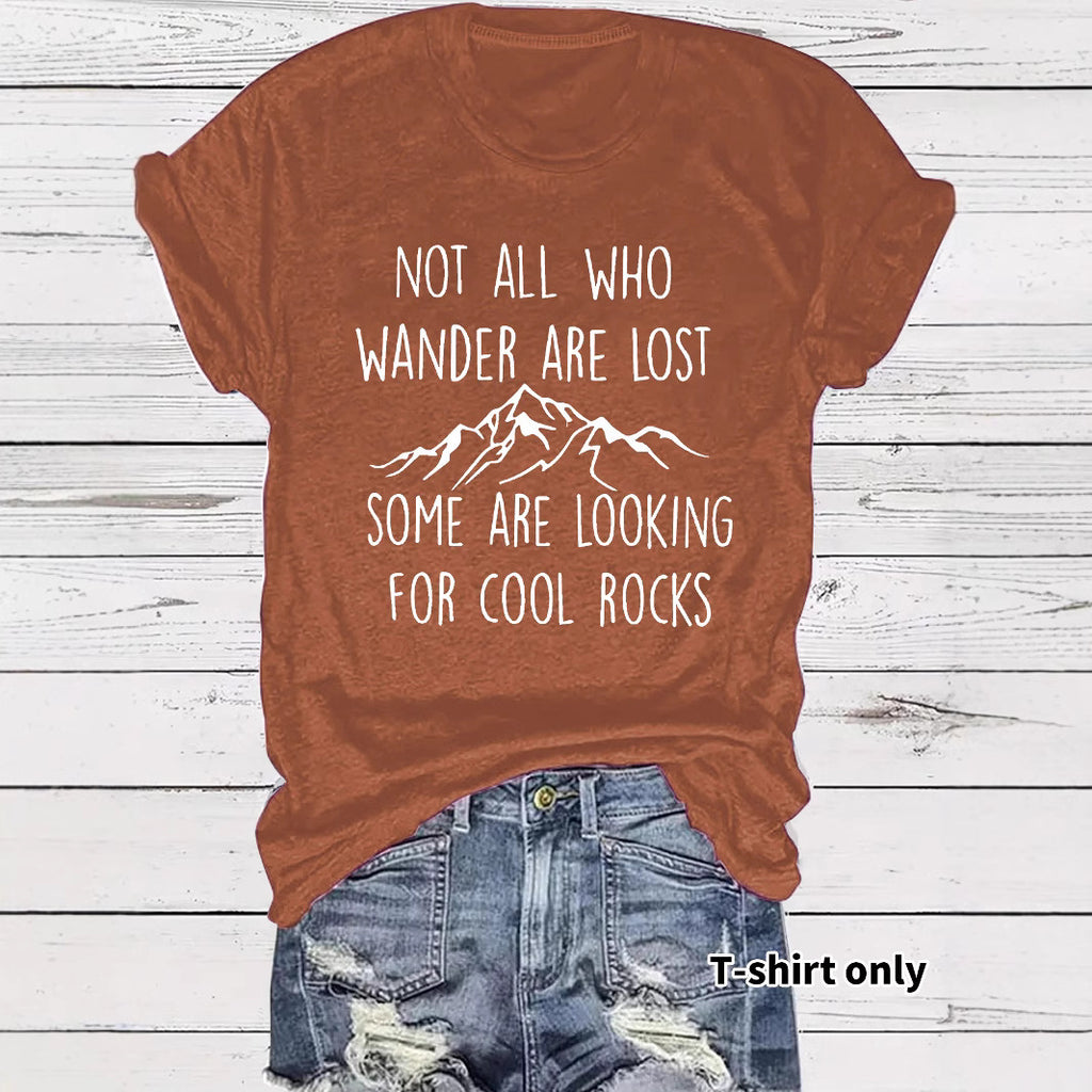 Not all WHO WANDER ARE LOST Short Sleeves