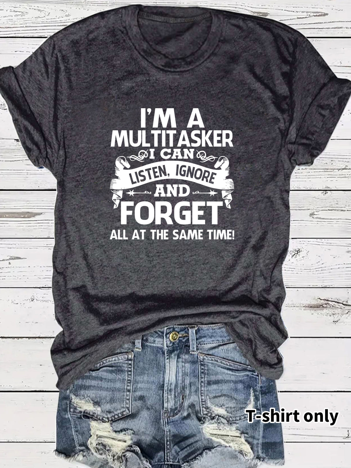 I'MA LIS MUL FOR ALL Roundneck Short Sleeve