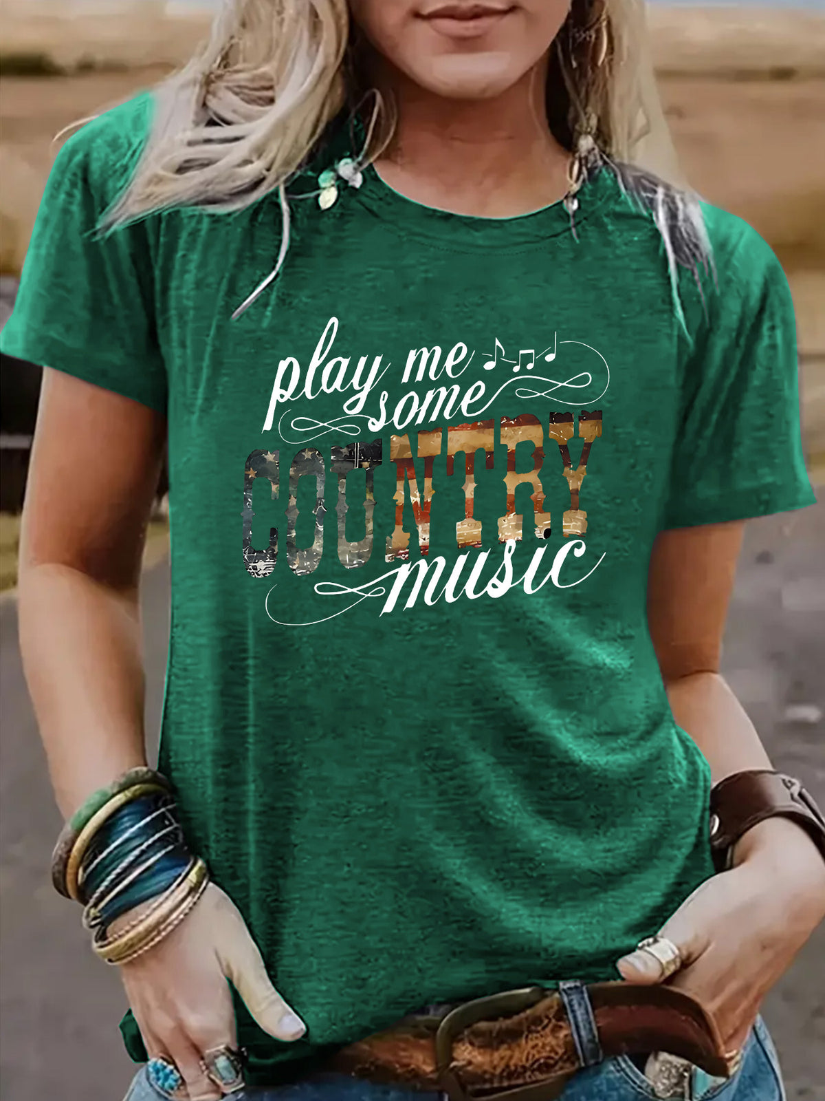 T-shirt playing me some COUNTRY music