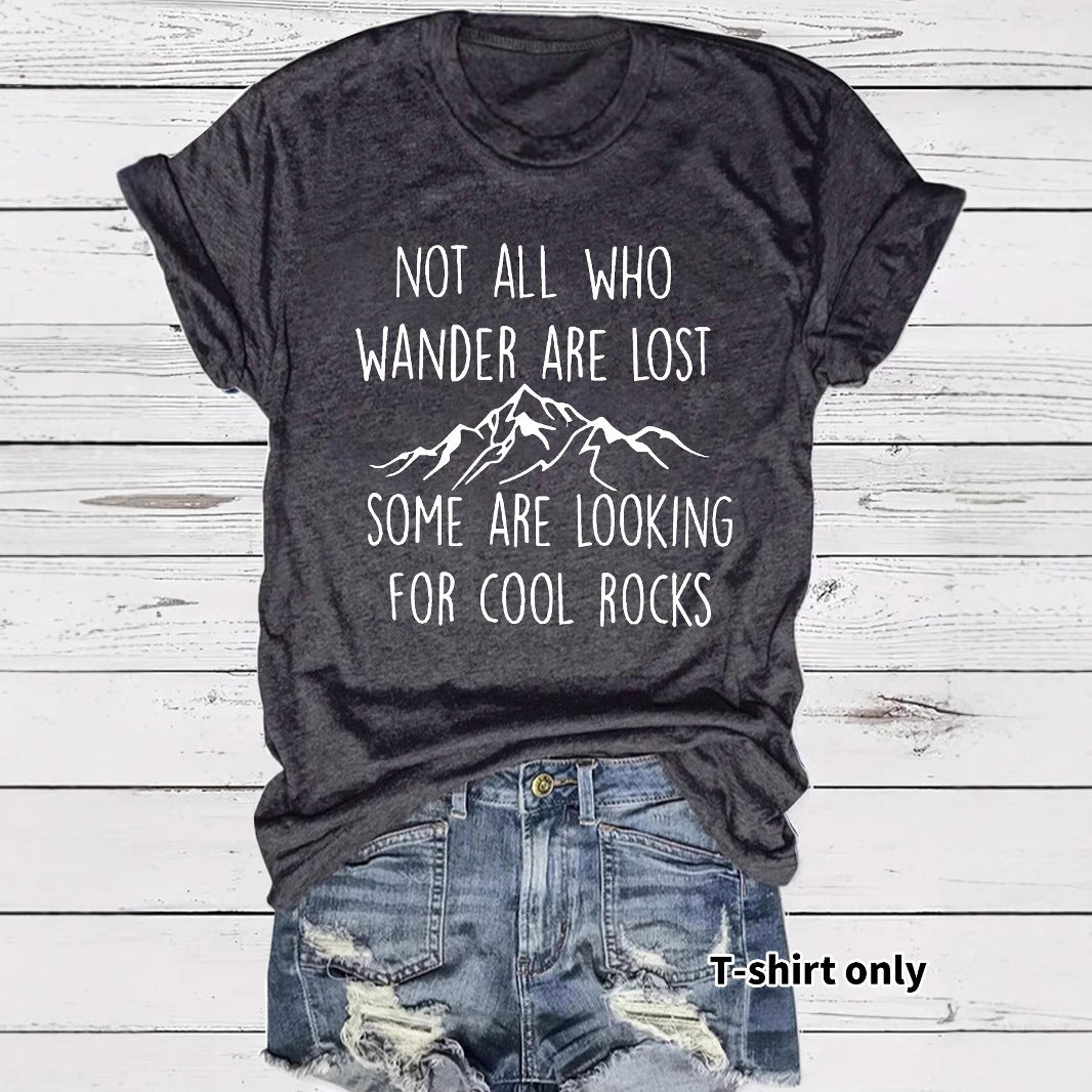 Not all WHO WANDER ARE LOST Short Sleeves