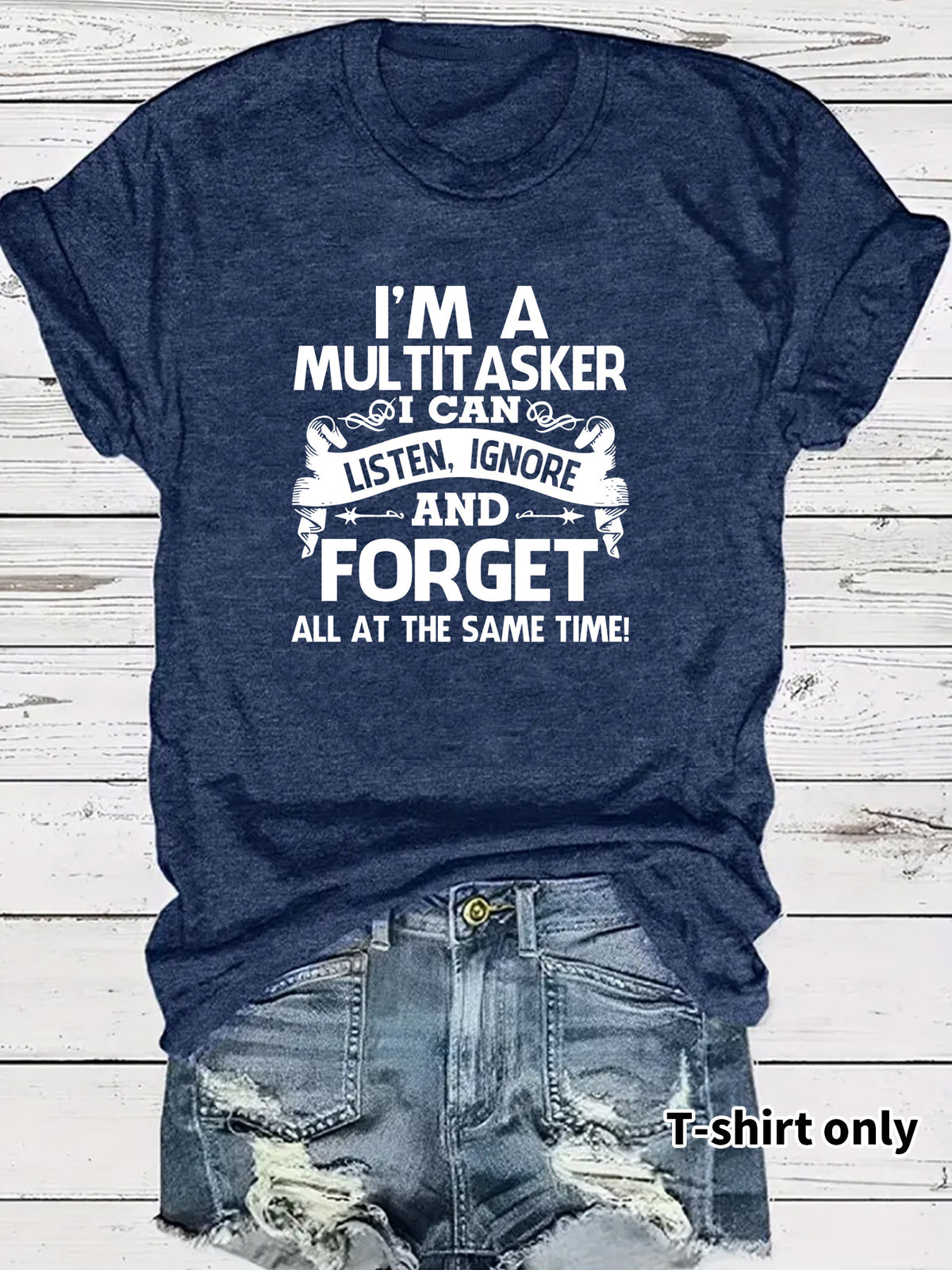 I'MA LIS MUL FOR ALL Roundneck Short Sleeve