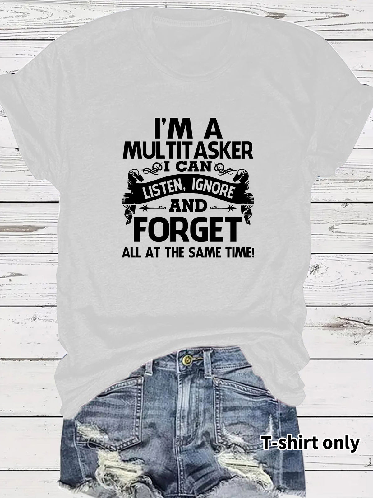I'MA LIS MUL FOR ALL Roundneck Short Sleeve