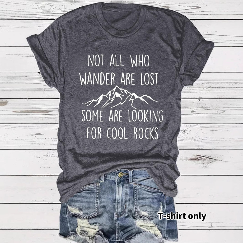 Not all WHO WANDER ARE LOST Short Sleeves