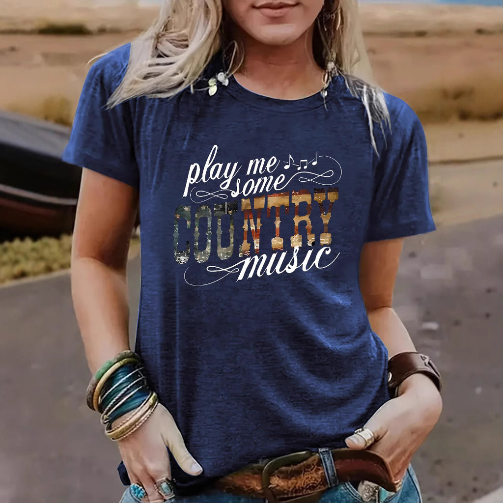 T-shirt playing me some COUNTRY music