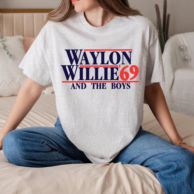 Vintage Country Music-Inspired T-Shirt – ’69 and the Boys Graphic Western Shirt, Retro Unisex Tee