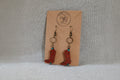 Turquoise Cowboy Boot Earrings - Handmade Western Jewelry